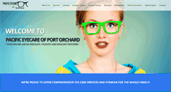 Desktop Screenshot of pacificeyecareofportorchard.com